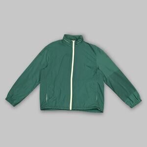 Zara Green Windbreaker Jacket